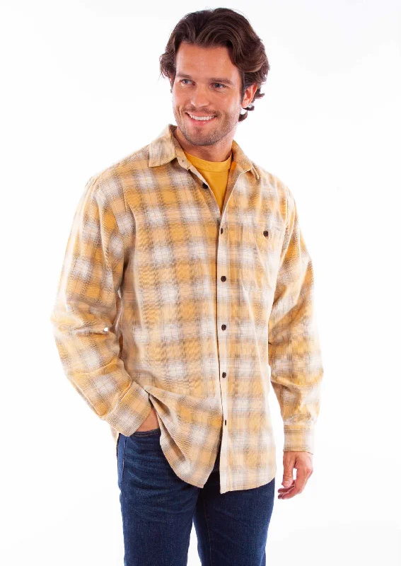 Men's Slim - Fit Printed Floral Casual Shirts in Pastel Colors for a Spring - Inspired VibeScully Mens Corduroy Plaid Natural 100% Cotton L/S Shirt Men's Slim - Fit Printed Floral Casual Shirts in Pastel Colors for a Spring - Inspired VibeScully Mens Corduroy Plaid Natural 100% Cotton L/S Shirt