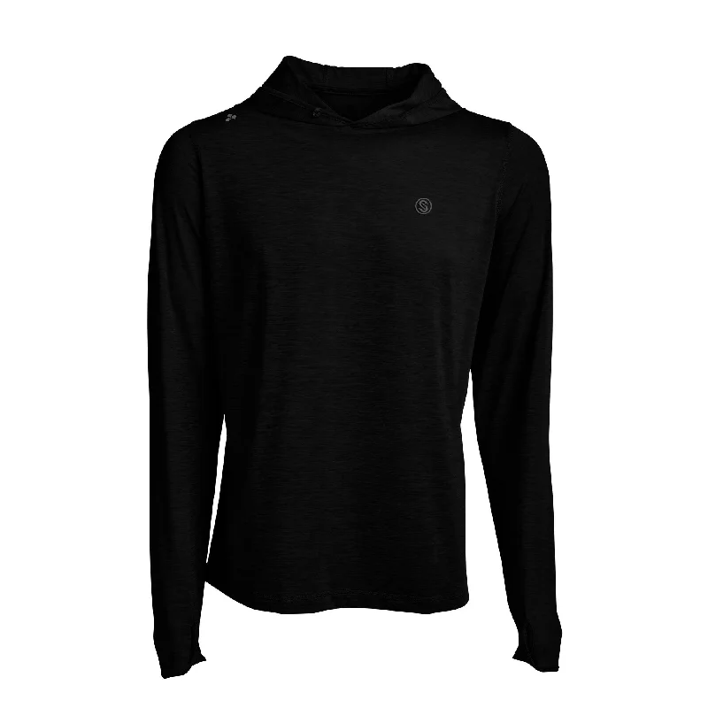 Men's Stretch - Fabric Casual Shirts in Navy Blue for a Comfortable and Flexible FitIconic Hooded Active Performance Men's Stretch - Fabric Casual Shirts in Navy Blue for a Comfortable and Flexible FitIconic Hooded Active Performance