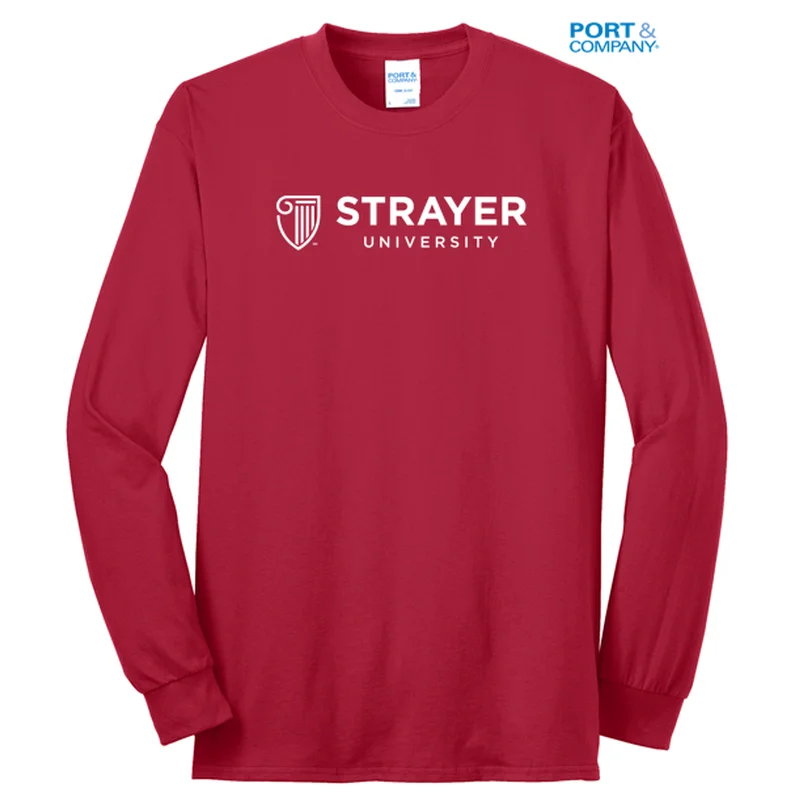 Men's Short - Sleeve Linen Casual Shirts in Light Khaki for a Breathable Summer OptionSTRAYER Port & Company® - Long Sleeve Core Blend Tee-RED Men's Short - Sleeve Linen Casual Shirts in Light Khaki for a Breathable Summer OptionSTRAYER Port & Company® - Long Sleeve Core Blend Tee-RED