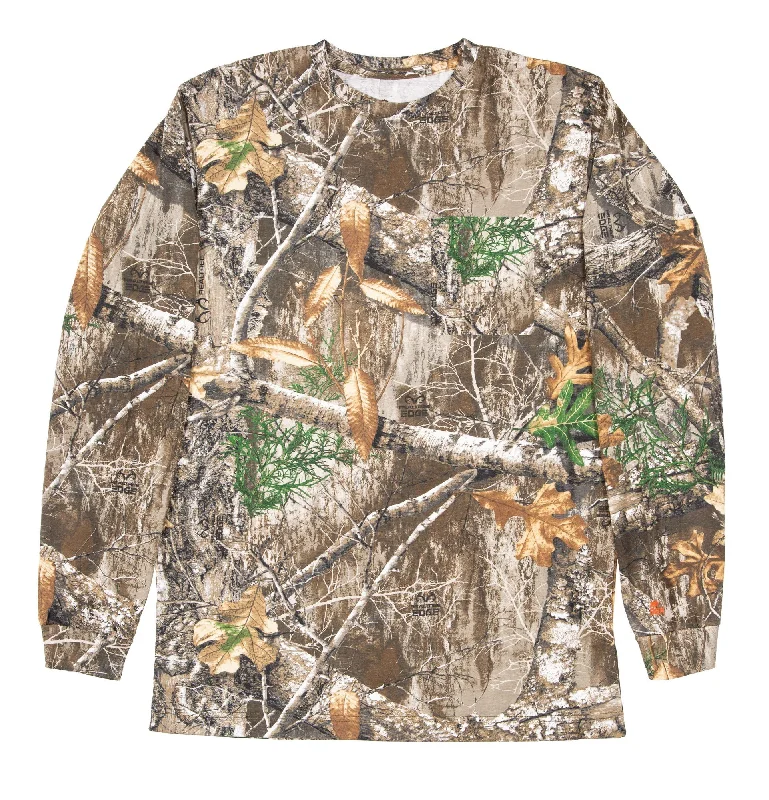 Men's Two - Tone Contrast Panel Casual Shirts in White and Navy for a Stylish and Eye - Catching DesignBerne Mens Realtree Edge Cotton Blend Lightweight Performance Tee L/S Men's Two - Tone Contrast Panel Casual Shirts in White and Navy for a Stylish and Eye - Catching DesignBerne Mens Realtree Edge Cotton Blend Lightweight Performance Tee L/S