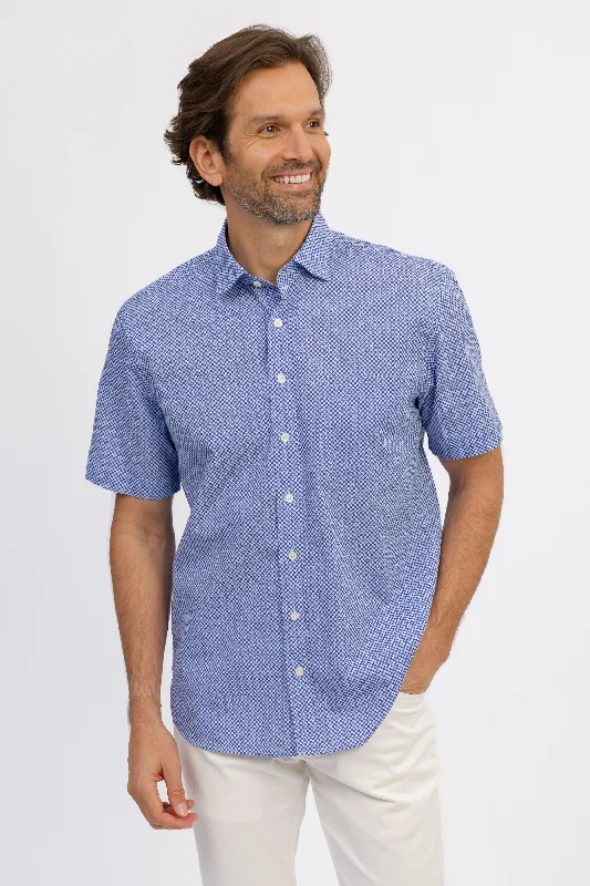 Men's Embroidered Detail Casual Shirts in Beige for a Touch of EleganceJasper