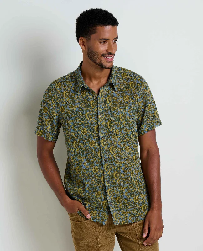 Men's Long - Line Oversized Casual Shirts in Dark Gray for a Relaxed and Modern LookSalton Short Sleeve Shirt Men's Long - Line Oversized Casual Shirts in Dark Gray for a Relaxed and Modern LookSalton Short Sleeve Shirt