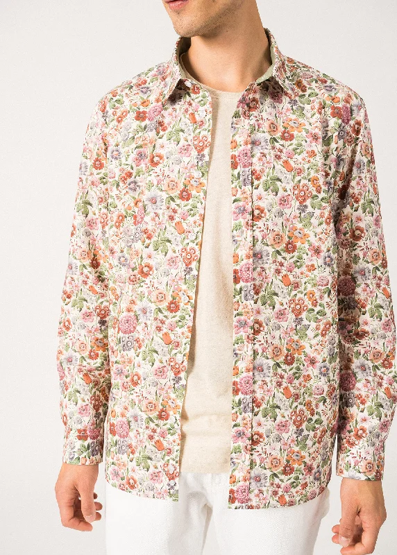 Men's Button - Down Oxford Casual Shirts in Crisp White for a Classic and Versatile StyleNeo Printed Shirt – cotton (PROMENADE) Men's Button - Down Oxford Casual Shirts in Crisp White for a Classic and Versatile StyleNeo Printed Shirt – cotton (PROMENADE)