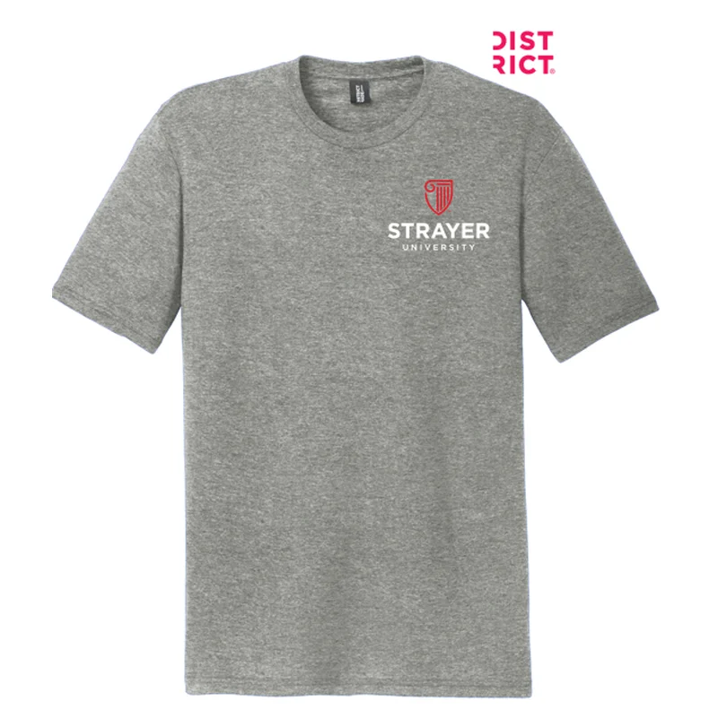 Men's Long - Line Oversized Casual Shirts in Dark Gray for a Relaxed and Modern LookSTRAYER District ® Perfect Tri ® Tee-GRAY FROST Men's Long - Line Oversized Casual Shirts in Dark Gray for a Relaxed and Modern LookSTRAYER District ® Perfect Tri ® Tee-GRAY FROST