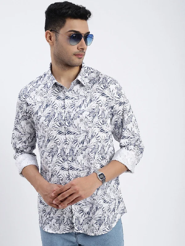 Plus Size Men's Plaid Flannel Casual Shirts in Earth Tones for a Cozy Fall OutfitMen White Floral Slim Fit Shirt Plus Size Men's Plaid Flannel Casual Shirts in Earth Tones for a Cozy Fall OutfitMen White Floral Slim Fit Shirt
