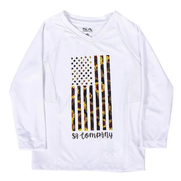 Men's Long - Line Oversized Casual Shirts in Dark Gray for a Relaxed and Modern LookGirls Performance Long Sleeve Shirt | White | Sunflower Men's Long - Line Oversized Casual Shirts in Dark Gray for a Relaxed and Modern LookGirls Performance Long Sleeve Shirt | White | Sunflower