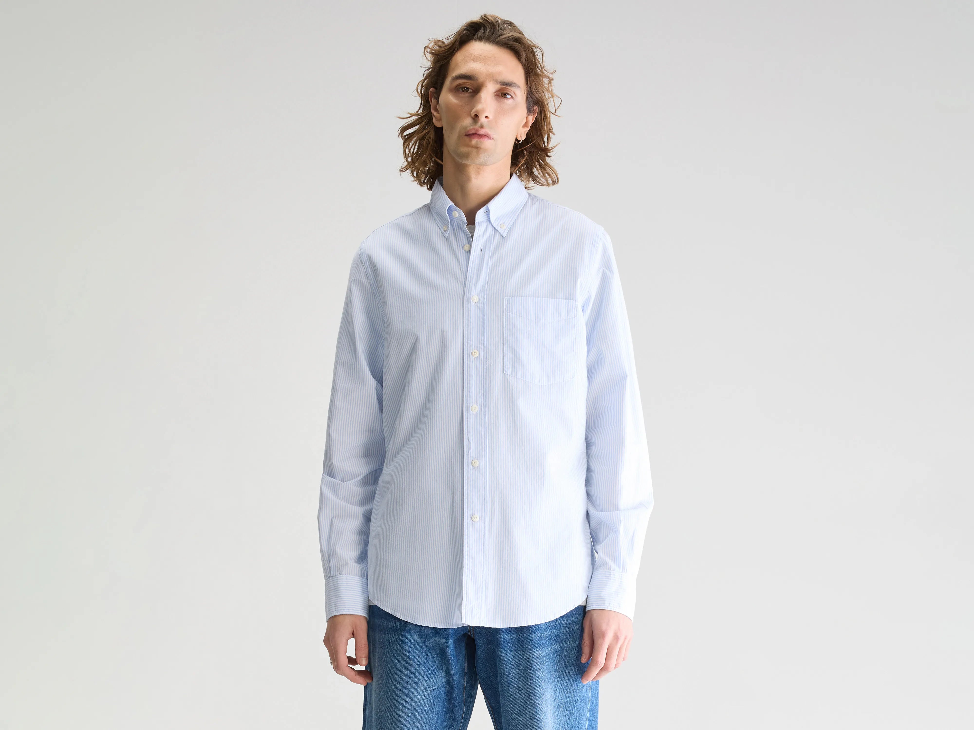 Men's Short - Sleeve Linen Casual Shirts in Light Khaki for a Breathable Summer OptionMire slim shirt (251 / M / STRIPE A) Men's Short - Sleeve Linen Casual Shirts in Light Khaki for a Breathable Summer OptionMire slim shirt (251 / M / STRIPE A)