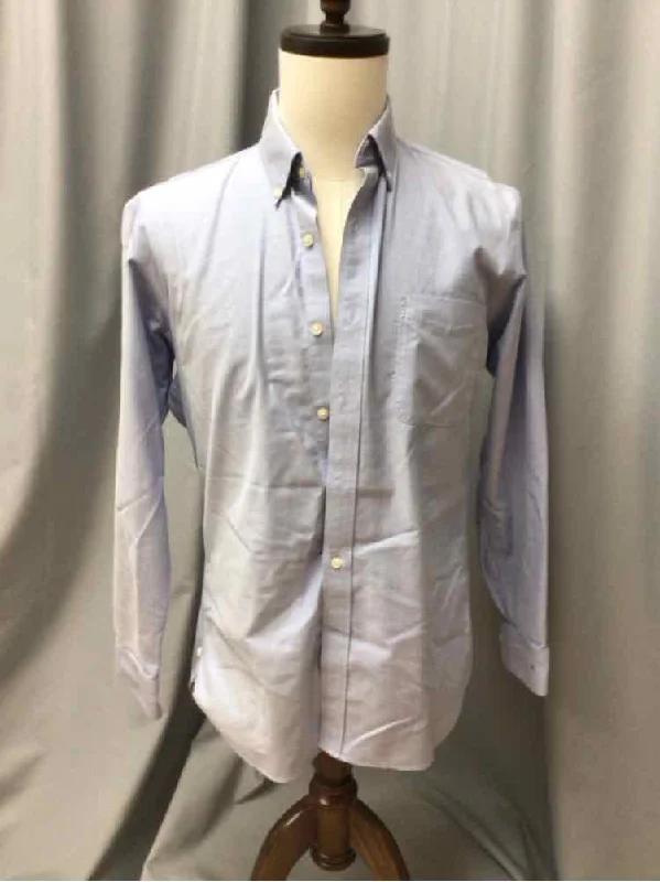 Men's Two - Tone Contrast Panel Casual Shirts in White and Navy for a Stylish and Eye - Catching DesignSIZE MEDIUM LANDS END Men's SHIRTS Men's Two - Tone Contrast Panel Casual Shirts in White and Navy for a Stylish and Eye - Catching DesignSIZE MEDIUM LANDS END Men's SHIRTS