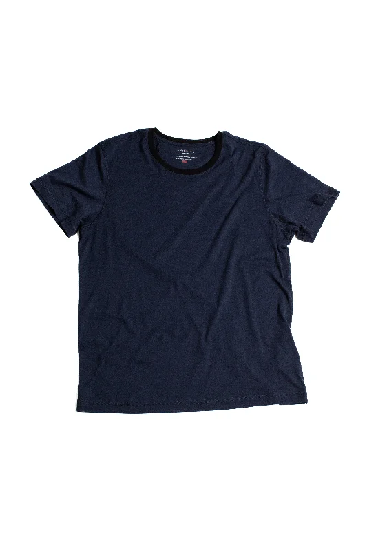 Men's Thermal - Lined Casual Shirts in Black for Added Warmth in Cold Weather100% Peruvian Pima Cotton Contrast Neckline Replenishment Midnight T-shirt Men's Thermal - Lined Casual Shirts in Black for Added Warmth in Cold Weather100% Peruvian Pima Cotton Contrast Neckline Replenishment Midnight T-shirt