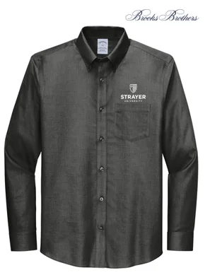 Men's Shearling - Lined Collar Casual Shirts in Brown for a Rustic and Warm AppealNEW STRAYER Brooks Brothers® Tall Wrinkle-Free Stretch Nailhead Shirt - Deep Black Men's Shearling - Lined Collar Casual Shirts in Brown for a Rustic and Warm AppealNEW STRAYER Brooks Brothers® Tall Wrinkle-Free Stretch Nailhead Shirt - Deep Black