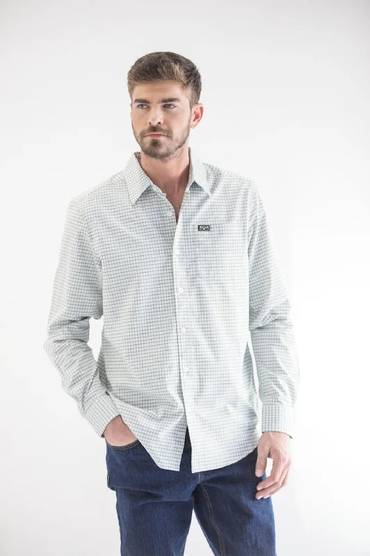 Men's Graphic - Printed Casual Shirts with Pop - Culture References for a Fun and Stylish LookKimes Ranch Mens Linville Silver White Cotton blend L/S Shirt Men's Graphic - Printed Casual Shirts with Pop - Culture References for a Fun and Stylish LookKimes Ranch Mens Linville Silver White Cotton blend L/S Shirt