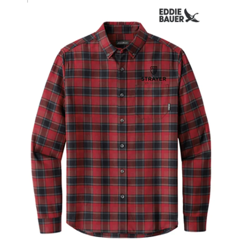 Men's Two - Tone Contrast Panel Casual Shirts in White and Navy for a Stylish and Eye - Catching DesignSTRAYER - Eddie Bauer® Long Sleeve Favorite Flannel Plaid Shirt - Red Highland Plaid Men's Two - Tone Contrast Panel Casual Shirts in White and Navy for a Stylish and Eye - Catching DesignSTRAYER - Eddie Bauer® Long Sleeve Favorite Flannel Plaid Shirt - Red Highland Plaid