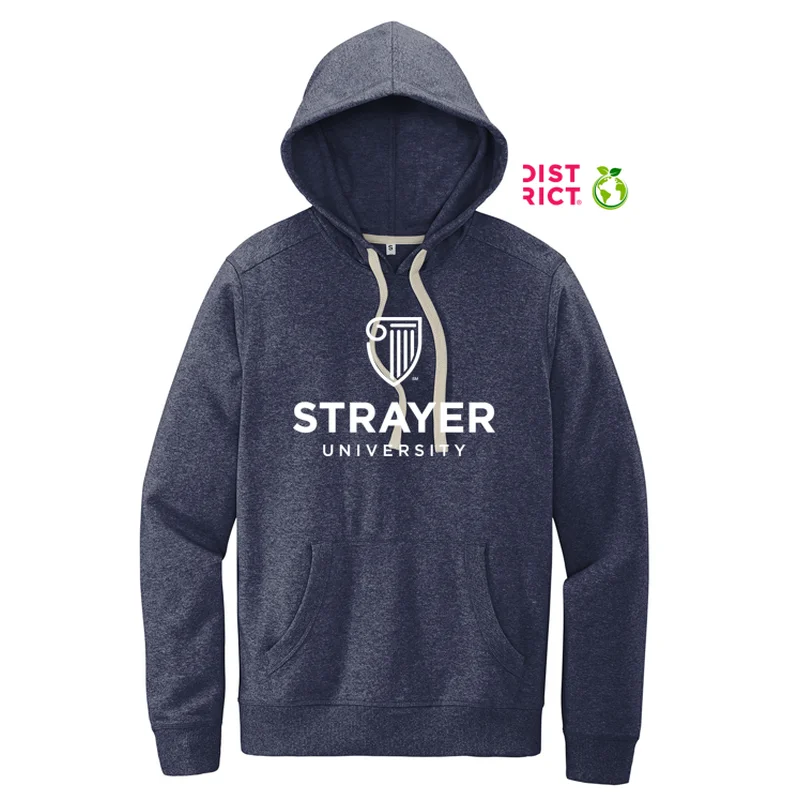 Men's Short - Sleeve Linen Casual Shirts in Light Khaki for a Breathable Summer OptionSTRAYER District® Re-Fleece™ Hoodie - Heathered Navy