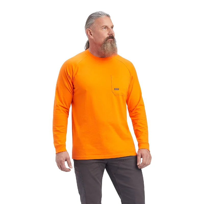 Men's Moisture - Wicking Performance Fabric Casual Shirts for Outdoor ActivitiesMen's Ariat Rebar Cotton Strong T-Shirt #10041490