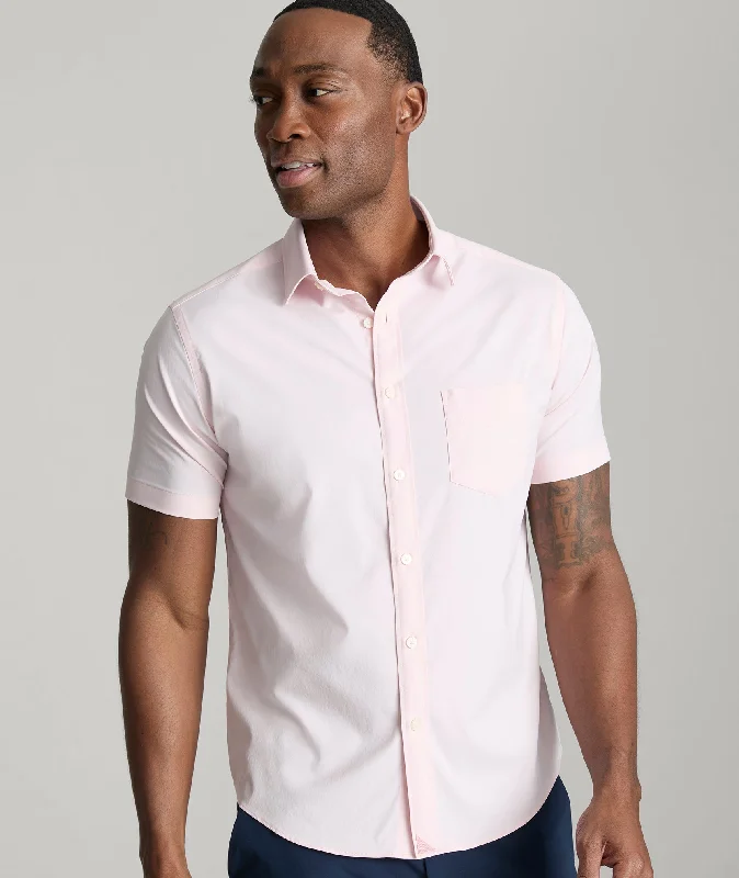 Men's Linen Blend Casual Shirts with Roll - Up Sleeves for a Summer Beach LookPerformance Short-Sleeve Gironde Shirt Men's Linen Blend Casual Shirts with Roll - Up Sleeves for a Summer Beach LookPerformance Short-Sleeve Gironde Shirt