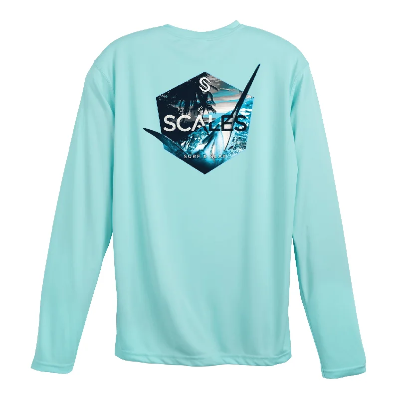 Plus Size Men's Striped Chambray Casual Shirts with a Spread Collar for a Preppy AppearanceParadise Sail Performance Plus Size Men's Striped Chambray Casual Shirts with a Spread Collar for a Preppy AppearanceParadise Sail Performance