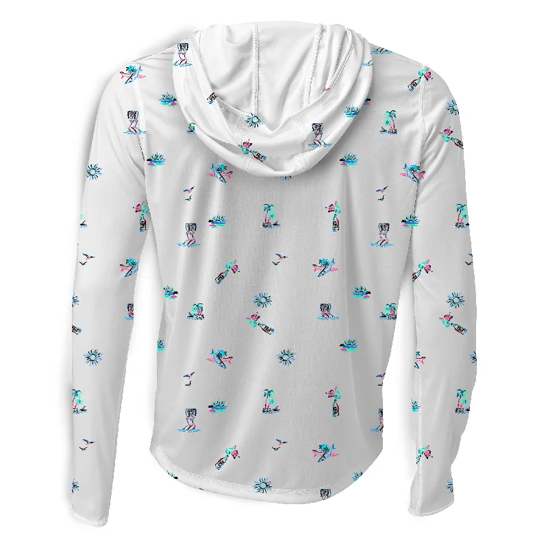 Men's Slim - Fit Printed Floral Casual Shirts in Pastel Colors for a Spring - Inspired VibeSurf & Slay Hooded Performance Men's Slim - Fit Printed Floral Casual Shirts in Pastel Colors for a Spring - Inspired VibeSurf & Slay Hooded Performance