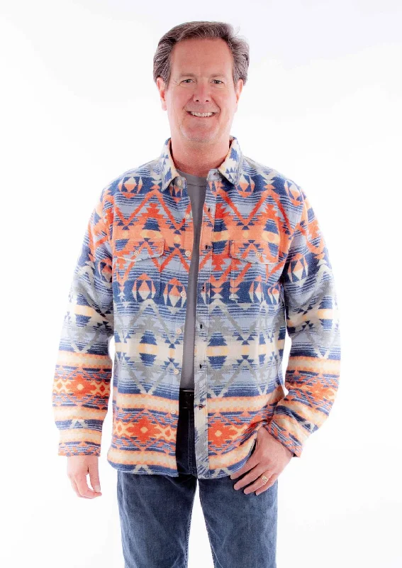 Men's Moisture - Wicking Performance Fabric Casual Shirts for Outdoor ActivitiesScully Mens Aztec Southwest Santa Fe 100% Cotton L/S Shirt Men's Moisture - Wicking Performance Fabric Casual Shirts for Outdoor ActivitiesScully Mens Aztec Southwest Santa Fe 100% Cotton L/S Shirt
