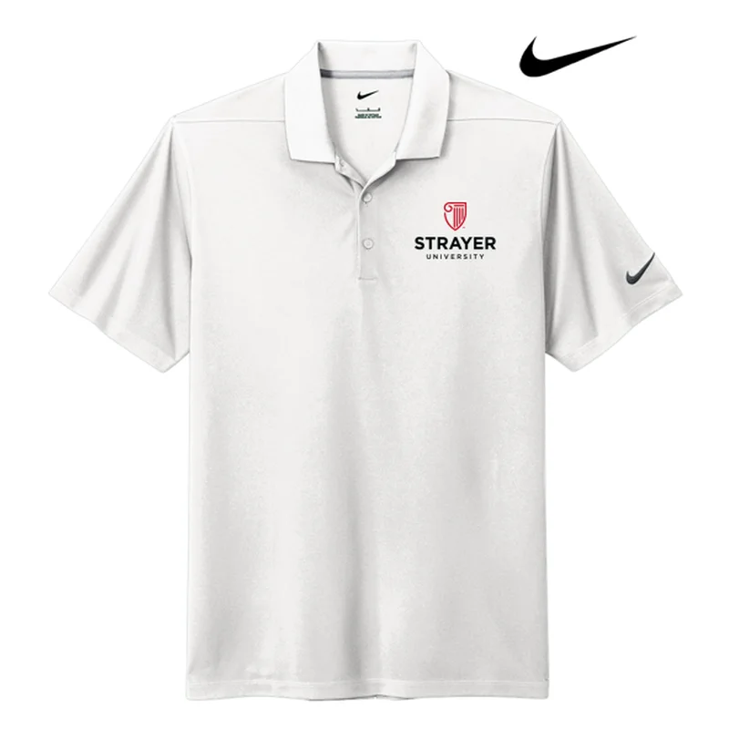 Men's Organic Cotton Casual Shirts with a Soft Handfeel for Everyday ComfortSTRAYER Nike Dri-FIT Micro Pique 2.0 Polo - White Men's Organic Cotton Casual Shirts with a Soft Handfeel for Everyday ComfortSTRAYER Nike Dri-FIT Micro Pique 2.0 Polo - White