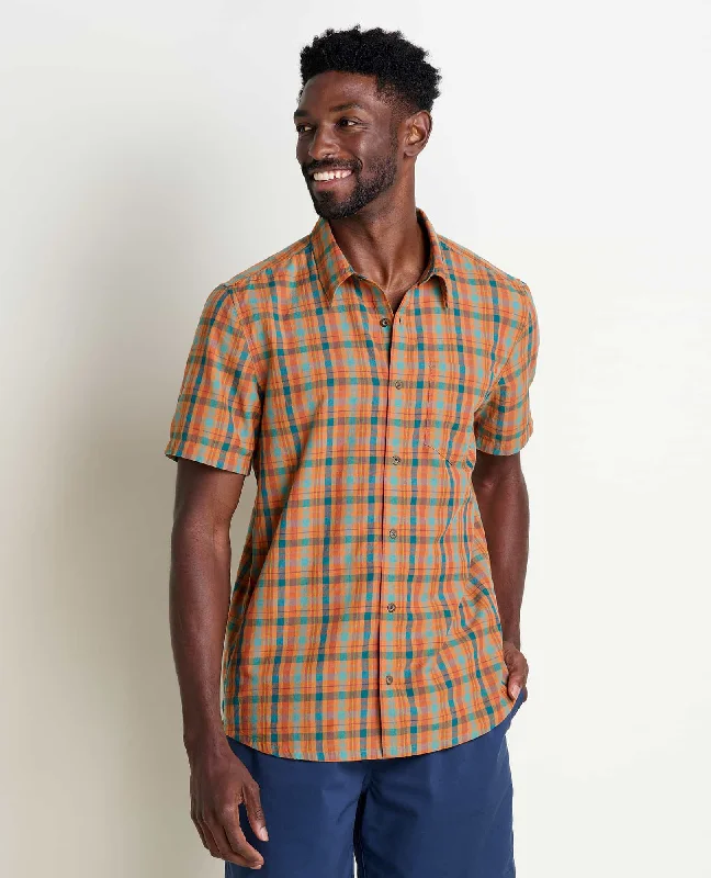 Men's Short - Sleeve Linen Casual Shirts in Light Khaki for a Breathable Summer OptionAirscape Short Sleeve Shirt Men's Short - Sleeve Linen Casual Shirts in Light Khaki for a Breathable Summer OptionAirscape Short Sleeve Shirt