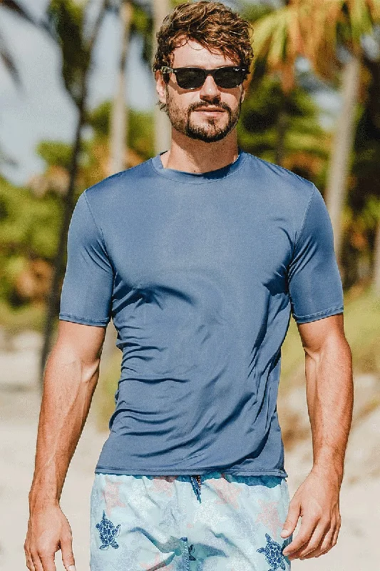 Men's Sustainable Recycled Material Casual Shirts for Eco - Conscious ConsumersCrew Neck Tee Men's Sustainable Recycled Material Casual Shirts for Eco - Conscious ConsumersCrew Neck Tee