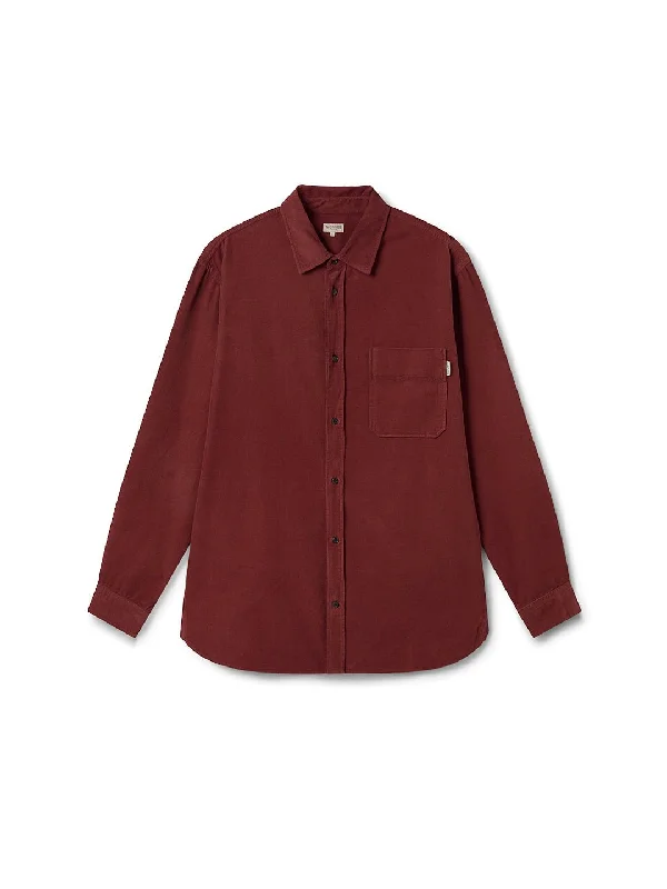 Men's Thermal - Lined Casual Shirts in Black for Added Warmth in Cold WeatherHoldoya - Wine Men's Thermal - Lined Casual Shirts in Black for Added Warmth in Cold WeatherHoldoya - Wine
