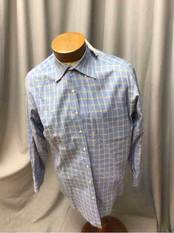 Men's Sustainable Recycled Material Casual Shirts for Eco - Conscious ConsumersSIZE MEDIUM SCOTT BARBER Men's SHIRTS Men's Sustainable Recycled Material Casual Shirts for Eco - Conscious ConsumersSIZE MEDIUM SCOTT BARBER Men's SHIRTS