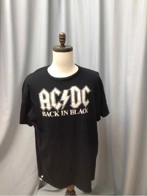 Men's Two - Tone Contrast Panel Casual Shirts in White and Navy for a Stylish and Eye - Catching DesignSIZE X LARGE AC DC Men's SHIRTS Men's Two - Tone Contrast Panel Casual Shirts in White and Navy for a Stylish and Eye - Catching DesignSIZE X LARGE AC DC Men's SHIRTS