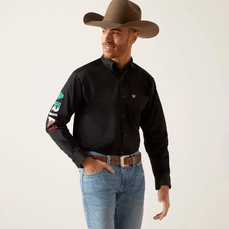 Men's Graphic - Printed Casual Shirts with Pop - Culture References for a Fun and Stylish LookMen's Ariat Team Logo Twill Classic Fit Button Down Shirt #10038500X Men's Graphic - Printed Casual Shirts with Pop - Culture References for a Fun and Stylish LookMen's Ariat Team Logo Twill Classic Fit Button Down Shirt #10038500X