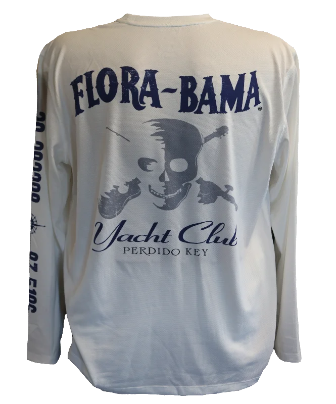 Men's Short - Sleeve Linen Casual Shirts in Light Khaki for a Breathable Summer OptionFlora-Bama Yacht Club Long Sleeve Performance