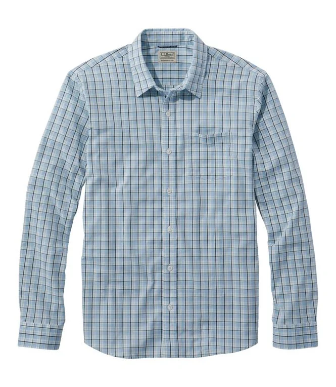 Men's Stretch - Fabric Casual Shirts in Navy Blue for a Comfortable and Flexible FitComfort Stretch Performance Shirt Long Sleeve Slightly Fitted Plaid Men's Regular Men's Stretch - Fabric Casual Shirts in Navy Blue for a Comfortable and Flexible FitComfort Stretch Performance Shirt Long Sleeve Slightly Fitted Plaid Men's Regular