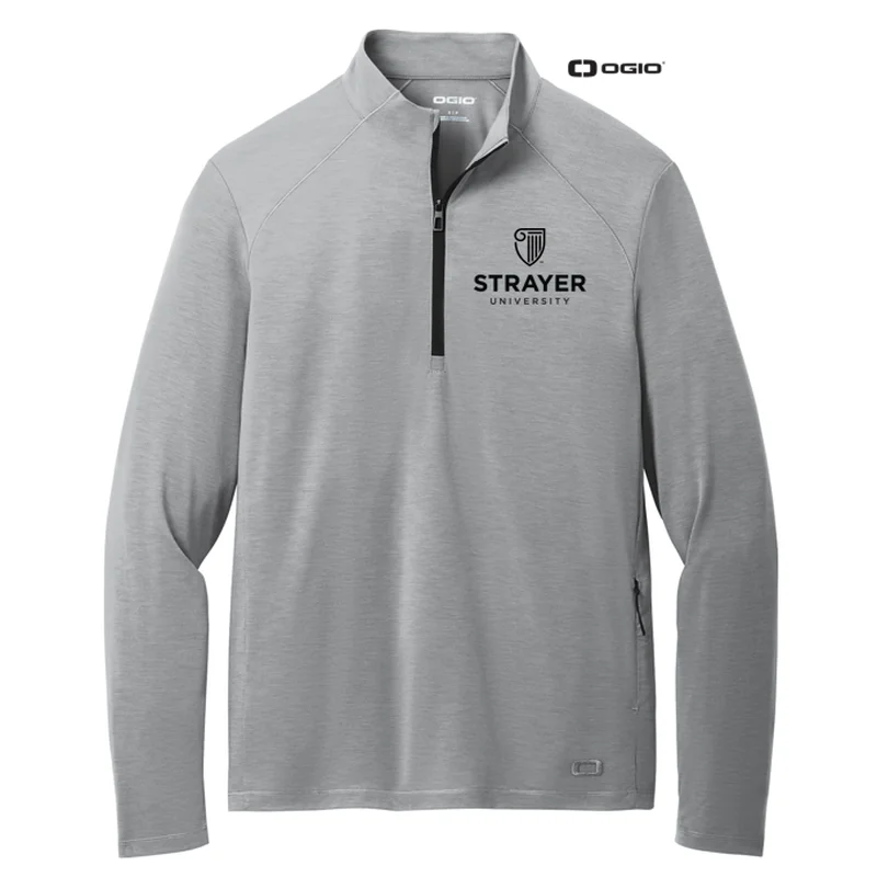 Men's Organic Cotton Casual Shirts with a Soft Handfeel for Everyday ComfortSTRAYER OGIO® Motion 1/4-Zip - Greystone Men's Organic Cotton Casual Shirts with a Soft Handfeel for Everyday ComfortSTRAYER OGIO® Motion 1/4-Zip - Greystone