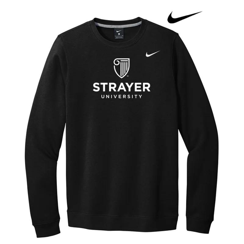 Men's Graphic - Printed Casual Shirts with Pop - Culture References for a Fun and Stylish LookSTRAYER Nike Club Fleece Crew-Black Men's Graphic - Printed Casual Shirts with Pop - Culture References for a Fun and Stylish LookSTRAYER Nike Club Fleece Crew-Black