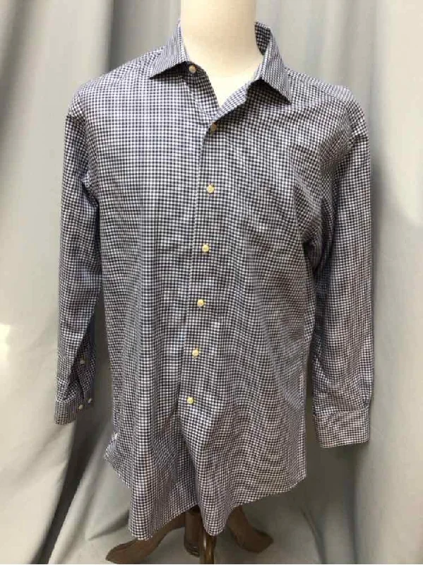 Men's Tailored Fit Checkered Casual Shirts in Multicolor for a Smart - Casual EnsembleSIZE X LARGE BROOKS BROTHERS Men's SHIRTS Men's Tailored Fit Checkered Casual Shirts in Multicolor for a Smart - Casual EnsembleSIZE X LARGE BROOKS BROTHERS Men's SHIRTS