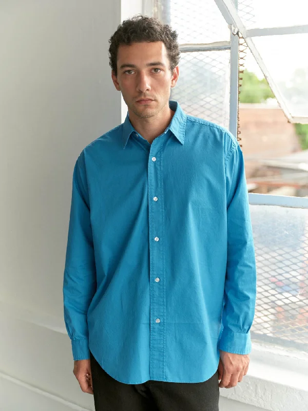 Plus Size Men's Striped Chambray Casual Shirts with a Spread Collar for a Preppy AppearanceCotton Twill Shirt Plus Size Men's Striped Chambray Casual Shirts with a Spread Collar for a Preppy AppearanceCotton Twill Shirt