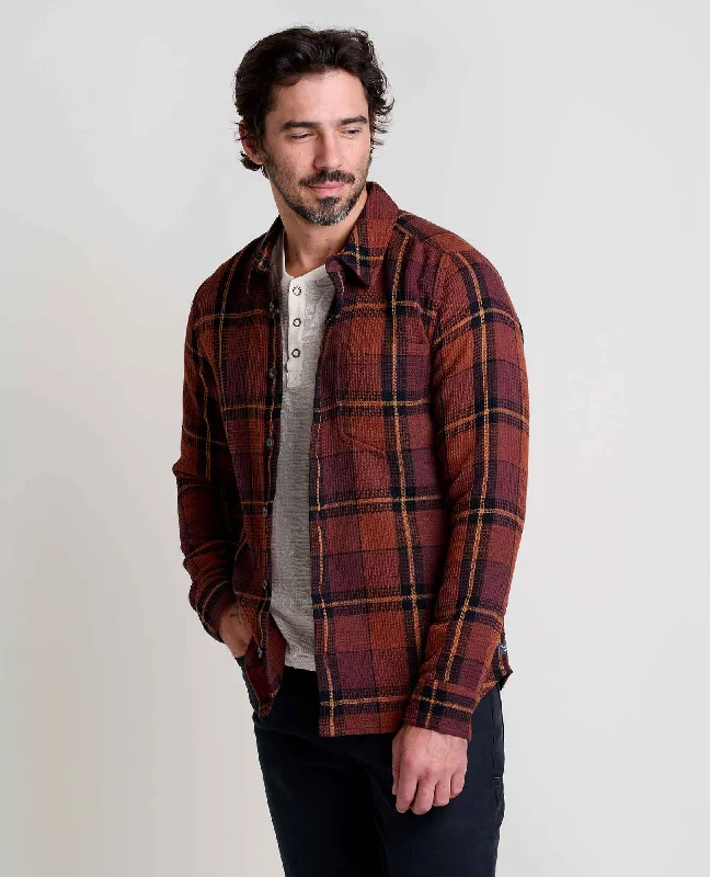 Men's Shearling - Lined Collar Casual Shirts in Brown for a Rustic and Warm AppealSedgewick Long Sleeve Shirt Men's Shearling - Lined Collar Casual Shirts in Brown for a Rustic and Warm AppealSedgewick Long Sleeve Shirt