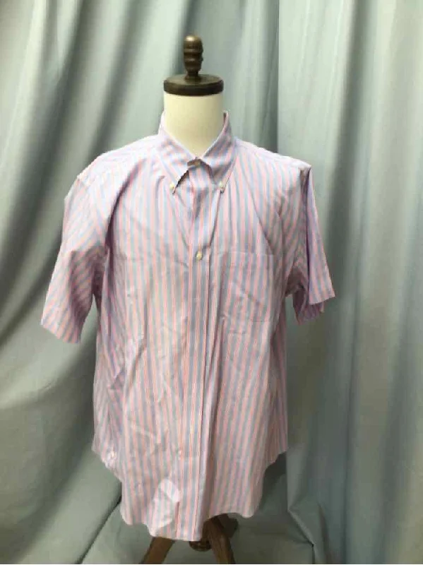 Men's Stretch - Fabric Casual Shirts in Navy Blue for a Comfortable and Flexible FitSIZE X LARGE BROOKS BROTHERS Men's SHIRTS Men's Stretch - Fabric Casual Shirts in Navy Blue for a Comfortable and Flexible FitSIZE X LARGE BROOKS BROTHERS Men's SHIRTS