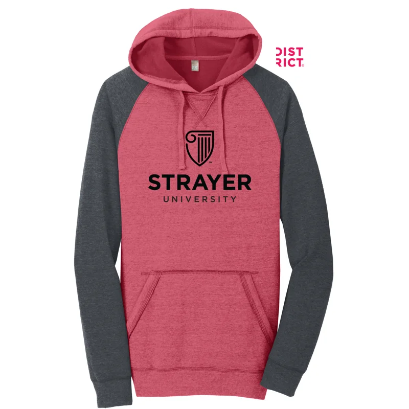 Plus Size Men's Striped Chambray Casual Shirts with a Spread Collar for a Preppy AppearanceSTRAYER District ® Lightweight Fleece Raglan Hoodie-Heathered Red/ Heathered Charcoal Plus Size Men's Striped Chambray Casual Shirts with a Spread Collar for a Preppy AppearanceSTRAYER District ® Lightweight Fleece Raglan Hoodie-Heathered Red/ Heathered Charcoal