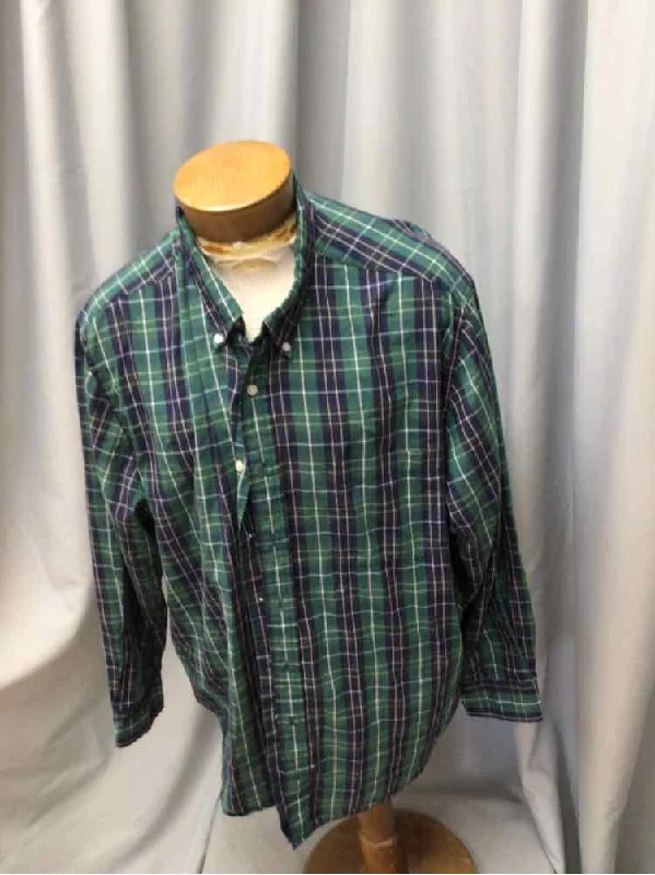 Men's Stretch - Fabric Casual Shirts in Navy Blue for a Comfortable and Flexible FitSIZE 2 X SADDLEBRED Men's SHIRTS Men's Stretch - Fabric Casual Shirts in Navy Blue for a Comfortable and Flexible FitSIZE 2 X SADDLEBRED Men's SHIRTS