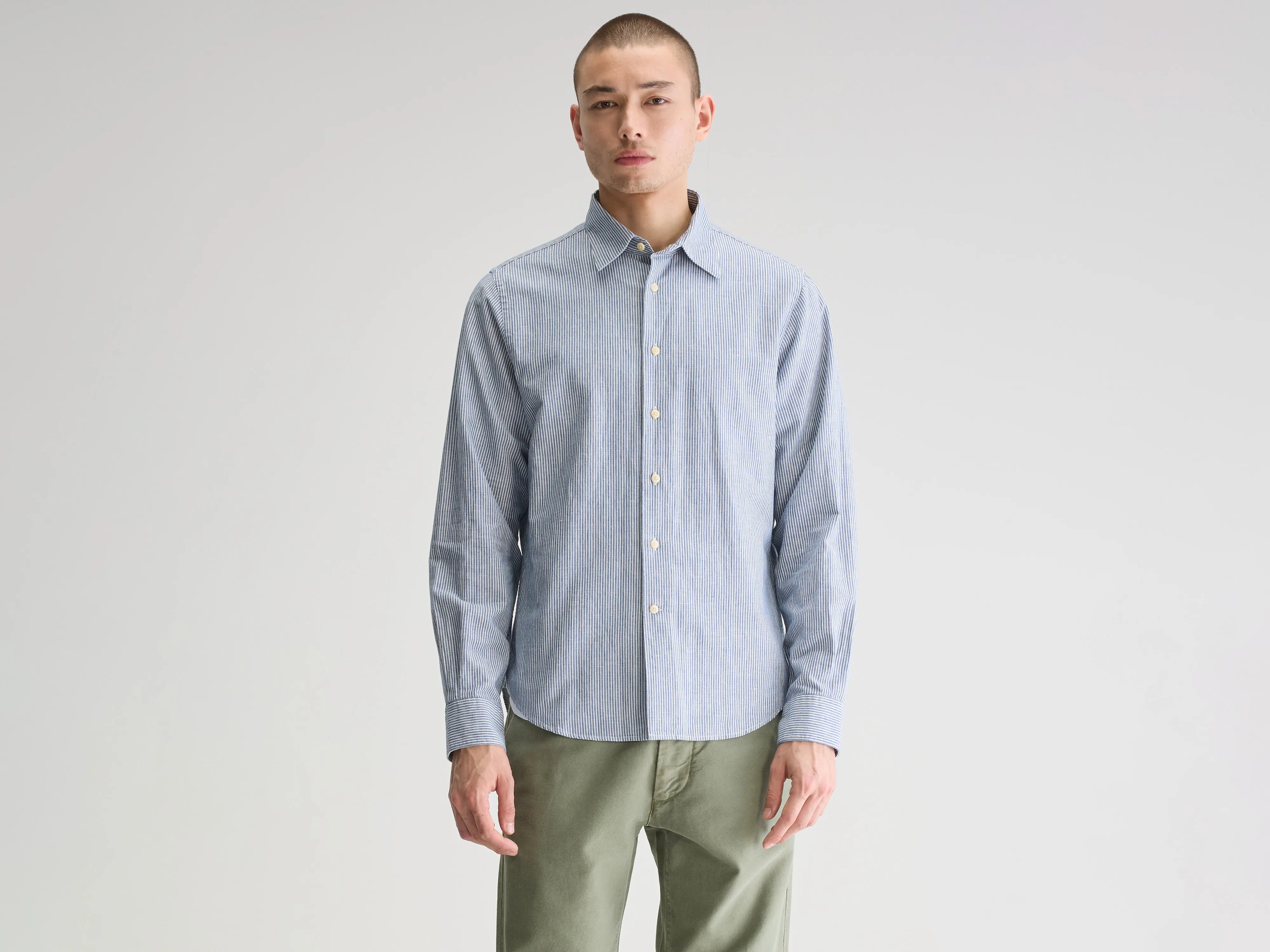Men's Stretch - Fabric Casual Shirts in Navy Blue for a Comfortable and Flexible FitFranklin regular shirt (251 / M / STRIPE A) Men's Stretch - Fabric Casual Shirts in Navy Blue for a Comfortable and Flexible FitFranklin regular shirt (251 / M / STRIPE A)