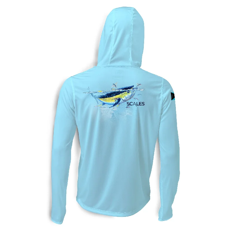 Men's Embroidered Detail Casual Shirts in Beige for a Touch of EleganceTuna Frenzy Hooded Performance Men's Embroidered Detail Casual Shirts in Beige for a Touch of EleganceTuna Frenzy Hooded Performance
