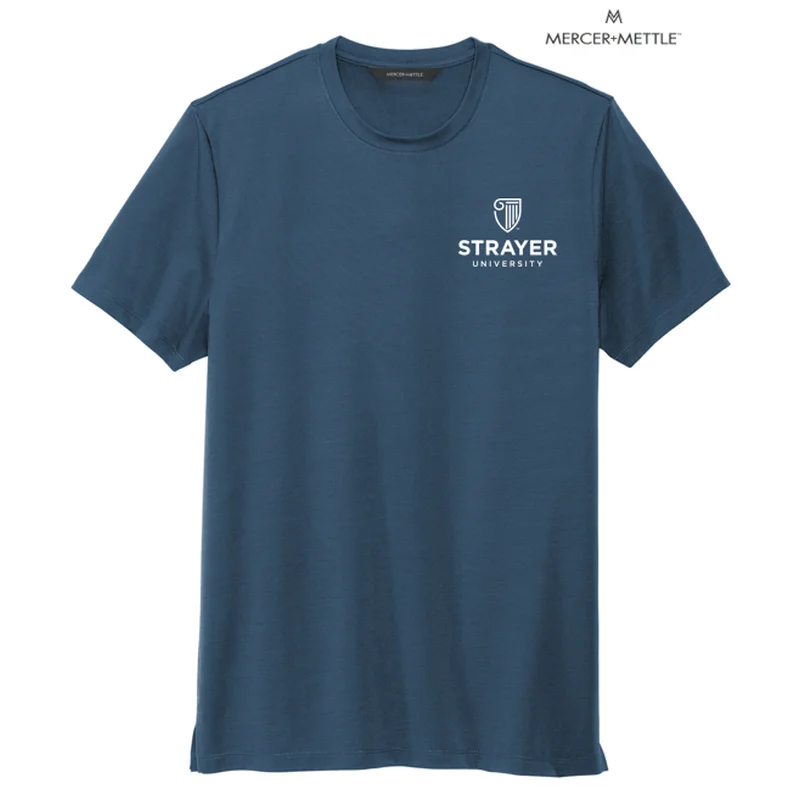 Men's Embroidered Detail Casual Shirts in Beige for a Touch of EleganceSTRAYER MERCER+METTLE™ Stretch Jersey Crew - Insignia Blue Men's Embroidered Detail Casual Shirts in Beige for a Touch of EleganceSTRAYER MERCER+METTLE™ Stretch Jersey Crew - Insignia Blue