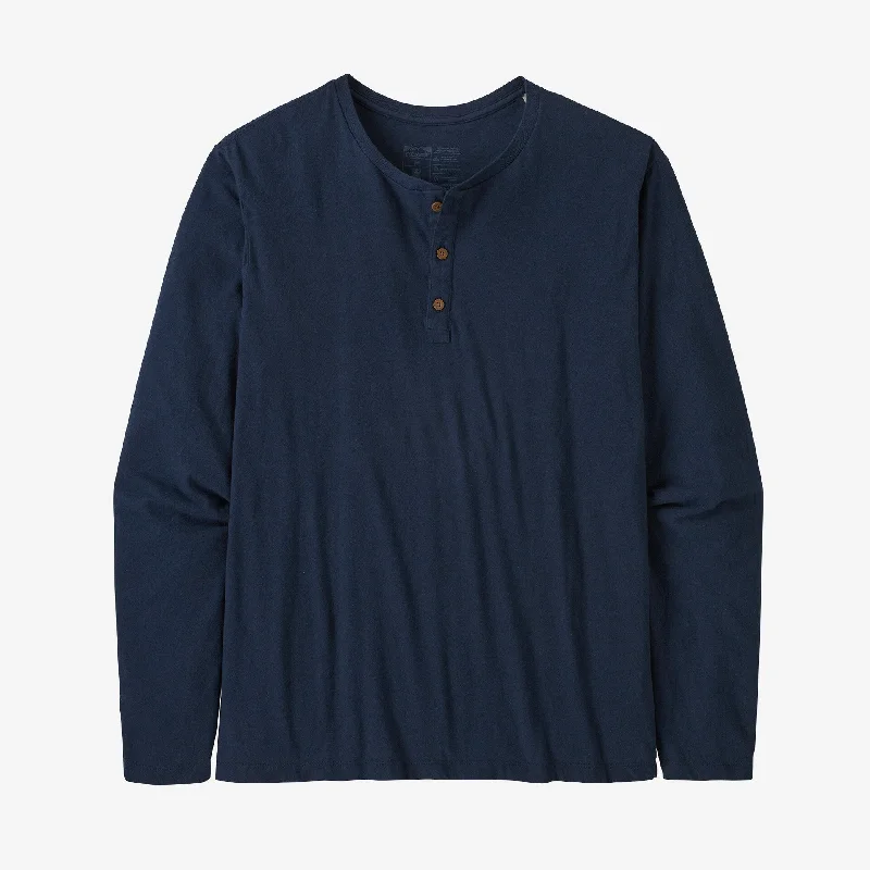 Men's Long - Line Oversized Casual Shirts in Dark Gray for a Relaxed and Modern LookM's L/S Daily Henley Men's Long - Line Oversized Casual Shirts in Dark Gray for a Relaxed and Modern LookM's L/S Daily Henley