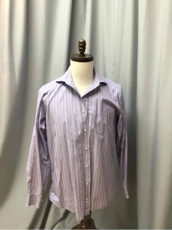 Men's Button - Down Oxford Casual Shirts in Crisp White for a Classic and Versatile StyleSIZE MEDIUM FACONNABLE Men's SHIRTS