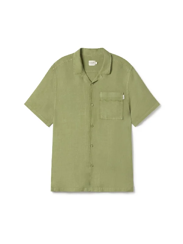 Men's Shearling - Lined Collar Casual Shirts in Brown for a Rustic and Warm AppealOlorua - Sage Green Men's Shearling - Lined Collar Casual Shirts in Brown for a Rustic and Warm AppealOlorua - Sage Green