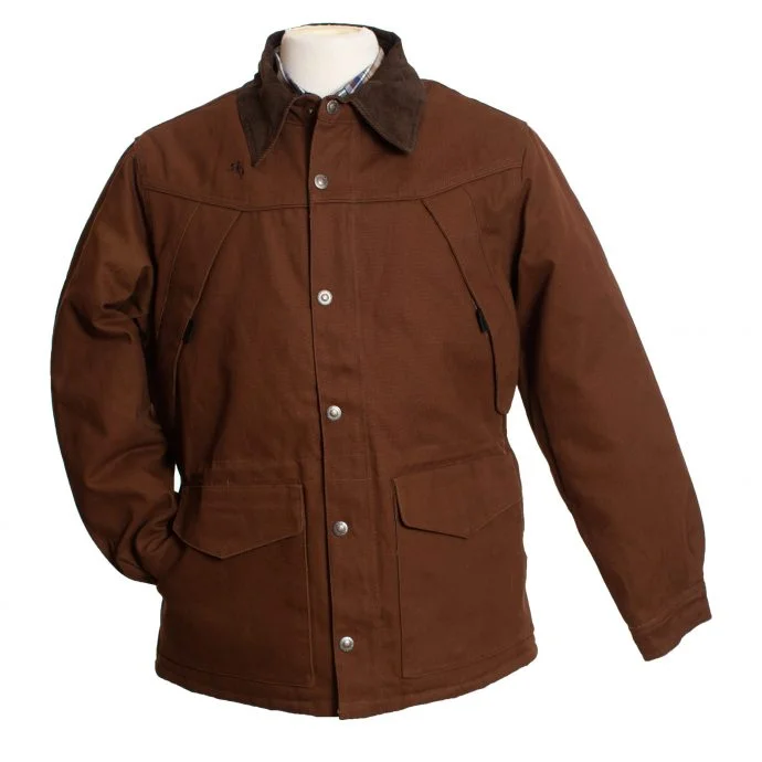 Men's Distressed Denim Casual Shirts with Frayed Edges for a Trendy and Rugged LookMen's Wyoming Traders Ranch Canvas Coat #RR Men's Distressed Denim Casual Shirts with Frayed Edges for a Trendy and Rugged LookMen's Wyoming Traders Ranch Canvas Coat #RR