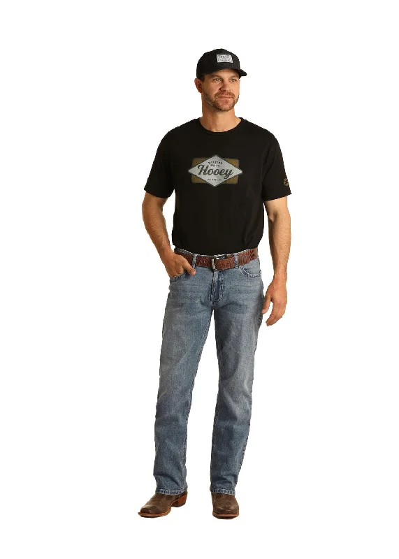 Men's Wrinkle - Resistant Polyester Blend Casual Shirts for Easy Travel and MaintenanceMen's Rock & Roll Cowboy Hooey Reflex Stackable Jean #MTB3564 Men's Wrinkle - Resistant Polyester Blend Casual Shirts for Easy Travel and MaintenanceMen's Rock & Roll Cowboy Hooey Reflex Stackable Jean #MTB3564