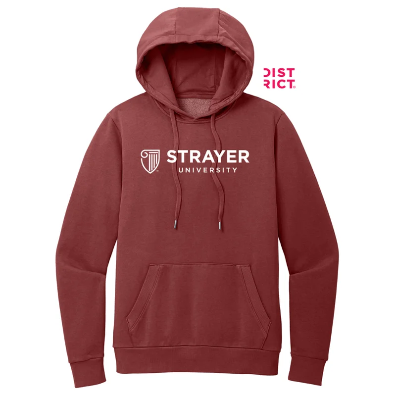 Men's Moisture - Wicking Performance Fabric Casual Shirts for Outdoor ActivitiesSTRAYER District Wash™ Fleece Hoodie - Garnet Men's Moisture - Wicking Performance Fabric Casual Shirts for Outdoor ActivitiesSTRAYER District Wash™ Fleece Hoodie - Garnet