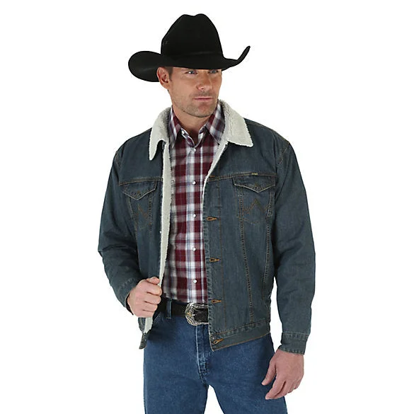 Men's Wrinkle - Resistant Polyester Blend Casual Shirts for Easy Travel and MaintenanceMen's Wrangler Sherpa Lined Denim Jacket #74256RT Men's Wrinkle - Resistant Polyester Blend Casual Shirts for Easy Travel and MaintenanceMen's Wrangler Sherpa Lined Denim Jacket #74256RT