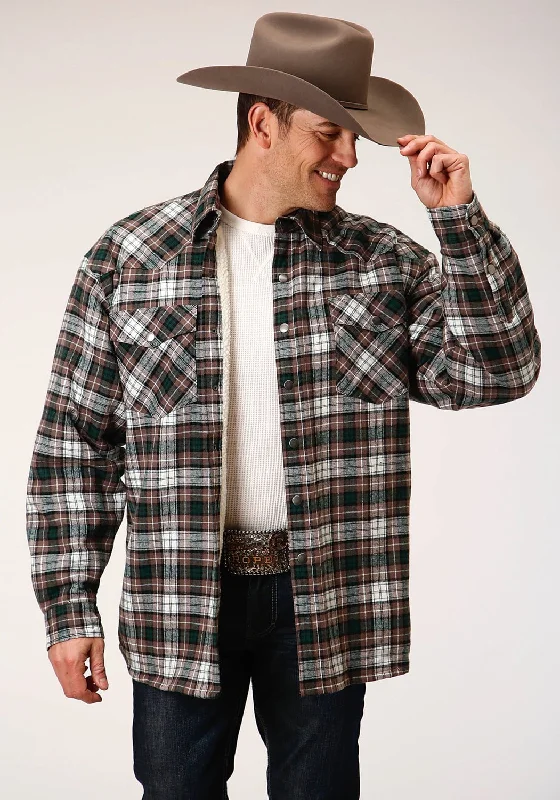 Men's Linen Blend Casual Shirts with Roll - Up Sleeves for a Summer Beach LookRoper Mens Tan 100% Cotton Sherpa Flannel Plaid L/S Tall Shirt Men's Linen Blend Casual Shirts with Roll - Up Sleeves for a Summer Beach LookRoper Mens Tan 100% Cotton Sherpa Flannel Plaid L/S Tall Shirt
